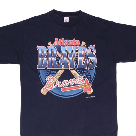 VINTAGE MLB ATLANTA BRAVES 1997 TEE SHIRT SIZE XL - Gem