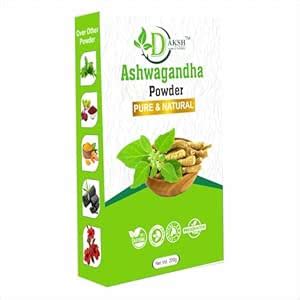 Daksh Herbal & Natural Ashwagandha Powder (200G) | Withania Somnifera ...