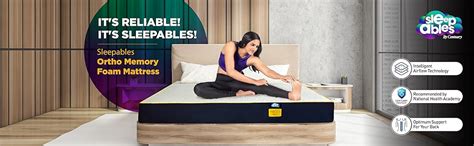 Centuary Mattresses Sleepables 6-Inch King Size Orthopedic Memory Foam ...