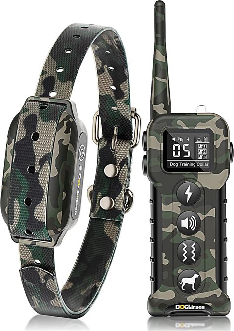 Amazon.com: DOGLinsen Dog Shock Collar with Remote Control, Shock ...