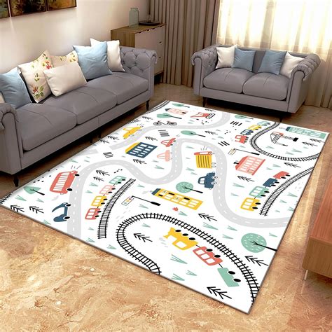 Large Educational Children’s Play Area Rugs, for Learning ABC Alphabet ...
