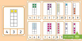 Ten-Frame Counting to 20 | Counting Dots for Kindergarten