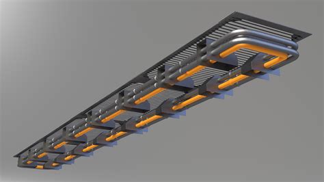 Industrial Steel Grating Walkway 3D | 3D Molier International
