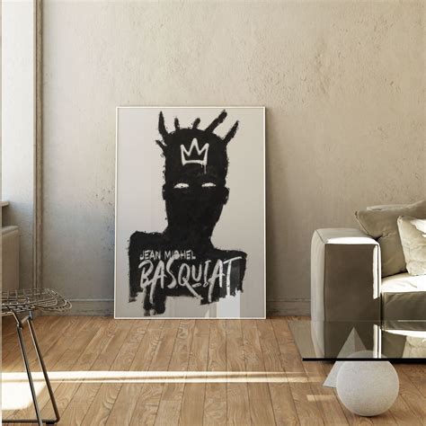 Buy Jean Michel Basquiat II Black and White Painting Online at Best ...