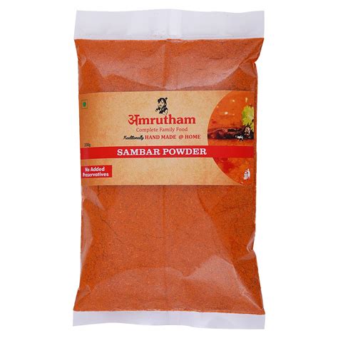 Amrutham Sambar Powder - 200 gm : Amazon.in: Grocery & Gourmet Foods