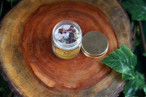 Love Ritual Candle | Soy Wax | 100 gms | With Rare Herbs, Crystals & E ...