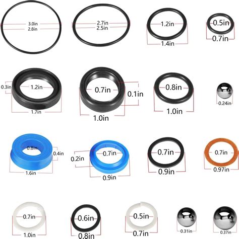 328 Series - Floor Jack Repair Kit Seal Kit For AM200F Matco Floor Jack ...