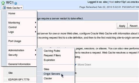 Image result for Oracle Web Cache