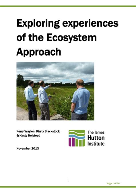 Image result for Ecosystem Approach