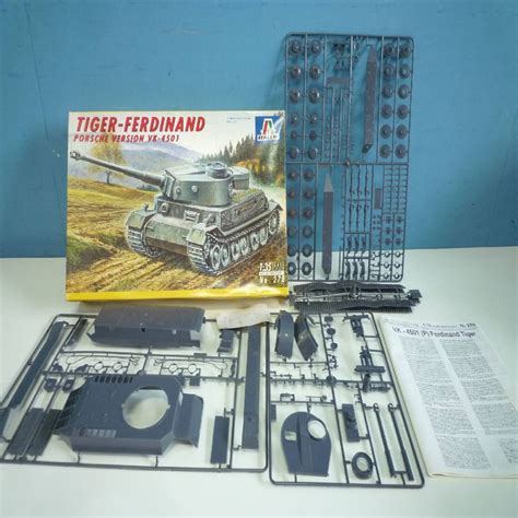 ITALERI 1/35 No 278 Tiger-Ferdinand Porsche Version VK-4501 イタレリ ...