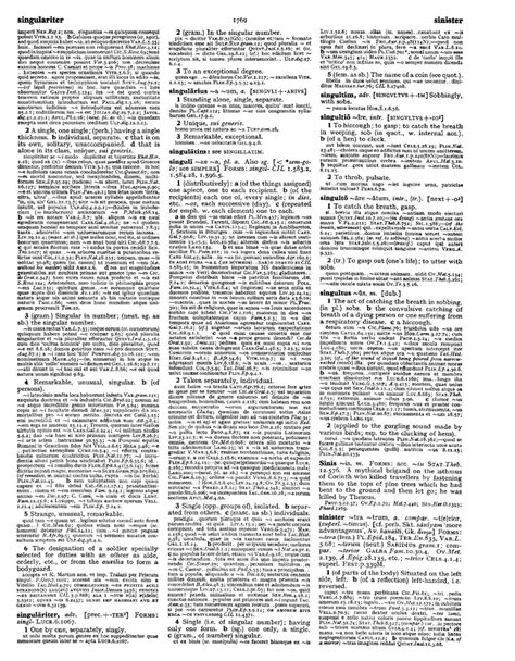 sinister (Latin adjective) - "left" - Allo Latin