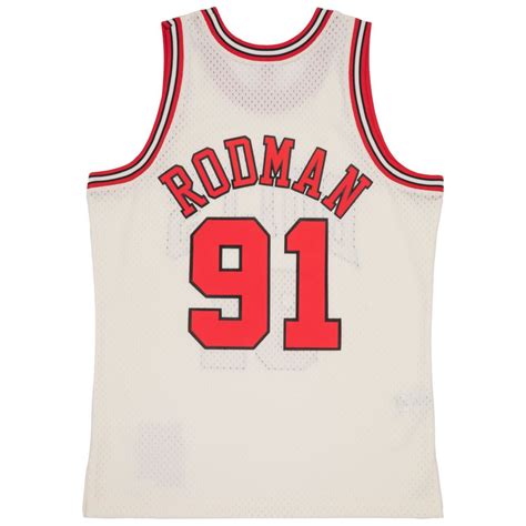 Swingman Jersey Chicago Bulls OFF-WHITE Dennis Rodman | Jerseys ...