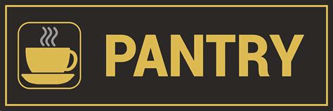 Pantry Sign Board Size 12 X 4 INCH : Amazon.in: Office Products