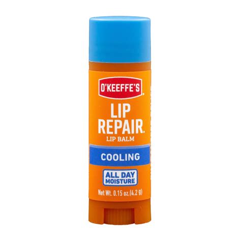 O'Keeffes Cooling Relief Lip Repair, Moisturizing Lip Balm For Dry ...