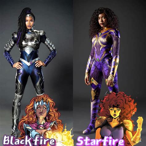 Titans - Starfire and Blackfire are so hot - filmboards.com