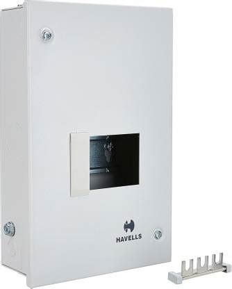 HAVELLS 4 WAY SPN Single door DB box Metal Electrical Box Price in ...