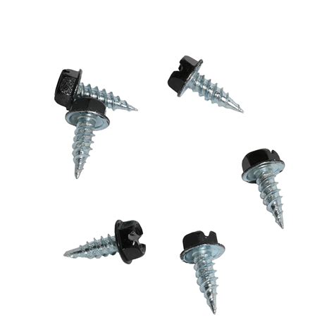 Brown Zinc Screws 100 Pack Malco Bits MALCO HW7X1/2ZRBG Zip-in Self ...