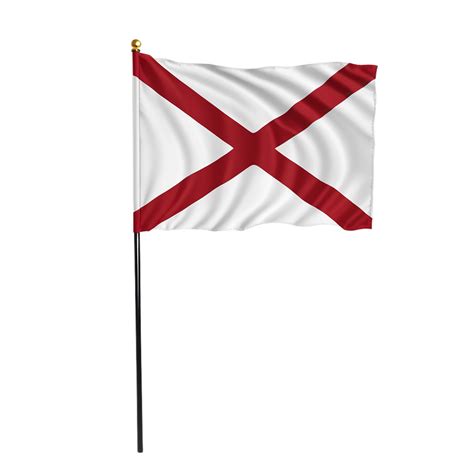 AI generated Flag of Alabama US state on transparent background PNG ...