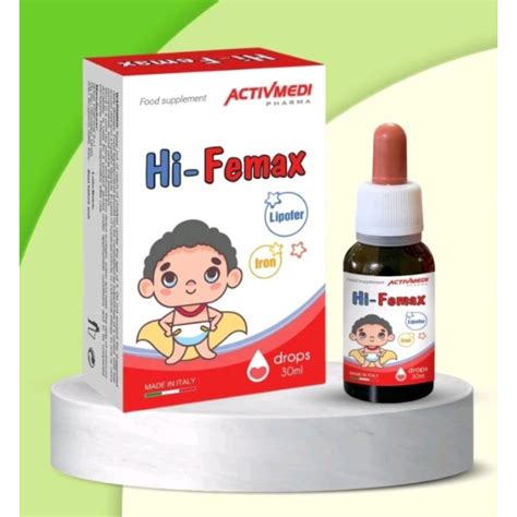 Hi FeMax Drip Iron Syrup, Supplement To Support Regeneration Of Red ...