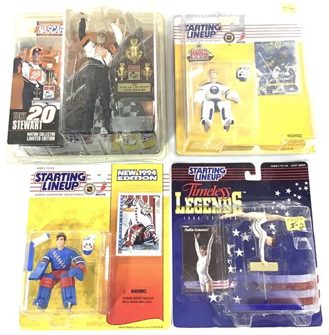 Lot - (4) NIP McFarlane Nascar, Starting Lineup Figures