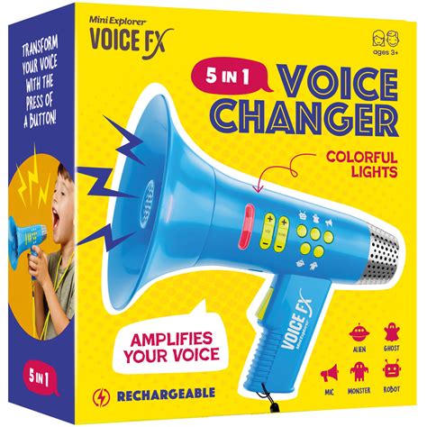 Mini Explorer Voice Changer for Kids - Voice Changing Device for Boys & Girls Ages 3-8+ Olds ...