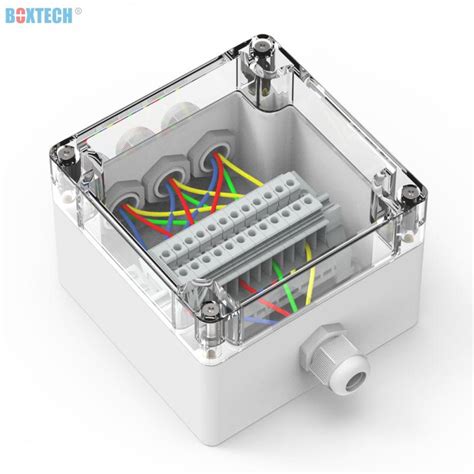 防尘防水接线盒-塑料接线盒-一进三出分线盒（型号P121209-12U2-A11-3B11）-重庆博斯泰克电气