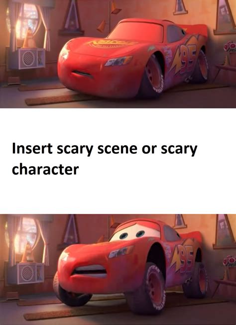 lightning mcqueen having a nightmare Meme Generator
