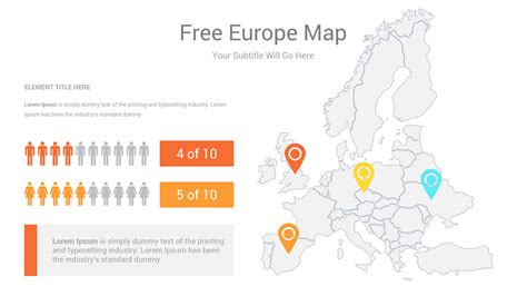 Europe Map PowerPoint 的图像结果