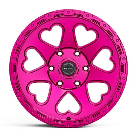 Pink Jeep Wrangler Wheel Cap