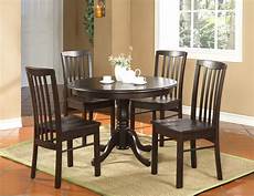 Kitchen Dining Sets by 5pc Kitchen Dinette Set Table And 4 Chairs Walnut Ebay Kitchen Dining Sets