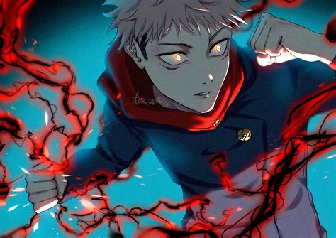 236x486 Resolution Yuji Itadori HD Jujutsu Kaisen Fan Art 236x486 Resolution Wallpaper ...