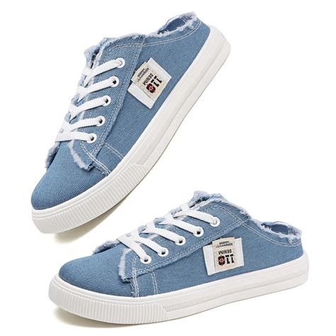 Women's Slip on Sneakers Canvas Slip ons Shoes Fashion Comfortable ...