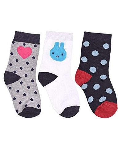 FOOTPRINTS Organic cotton Baby Socks-3-5 Years - Pack of 3 Pairs – Moms ...