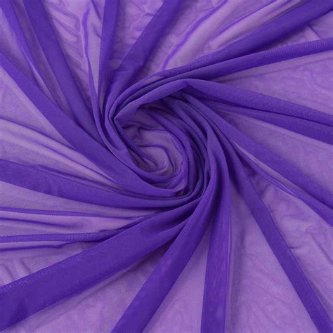 Buy AnnyCraftUltrathin 4-Way Stretch Net Fabric Nylon Spandex Power ...