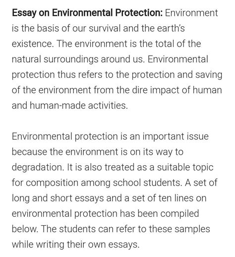 Environment Protection - Brainly.in