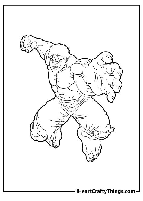 Hulk Logo Coloring Pages
