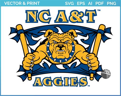 North Carolina A&T Aggies - Secondary Logo (2006) - College Sports ...