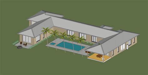 U Shaped House Plans