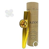 Fartime Gold Exquisite Aluminum Alloy Kazoo With 5 Kazoo Flute ...