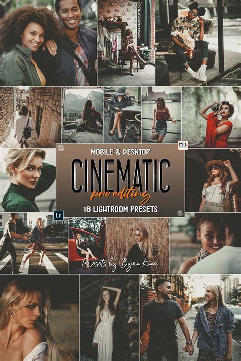 16 CINEMATIC Pro Lightroom Presets, Film Stills Preset / Professional ...