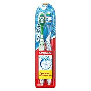 Buy Colgate Max White Toothbrush Twin Pack - Full Head Soft Online at ...