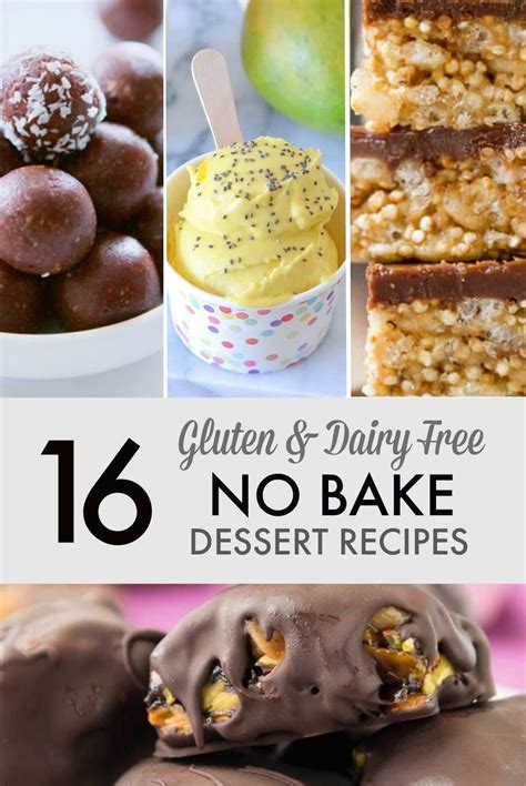 16 Gluten and Dairy Free No Bake Dessert Recipes • Eat or Drink