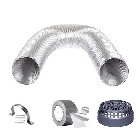 Buy ARDNIB 6" Flexible Aluminum Duct Pipe for Kitchen Chimney | Expands ...
