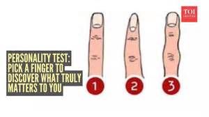 Personality test: The finger you choose reveals how you love and what ...