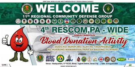 4TH RESCOM WIDE, PA BLOOD DONATION ACTIVITY, 11 RCDG, Army Reserve ...
