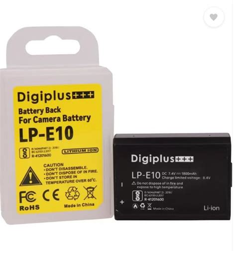 Buy DIGIPLUS LP-E10 Camera Battery(5800mAh) for Canon EOS T3,T5,T6 ...