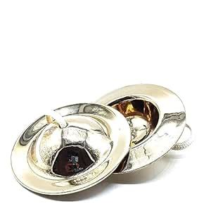 Handmade Brass Manjeera Pair with Straps Brass (pittal) Manjeera ...