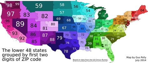 Printable Zip Code Maps