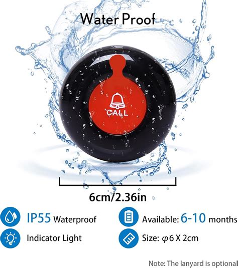 KOQICALL Bathroom Emergency Alarm Caregiver Pager Call Bell India | Ubuy