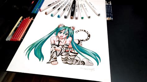 Miku Hatsune Drawing Tutorial